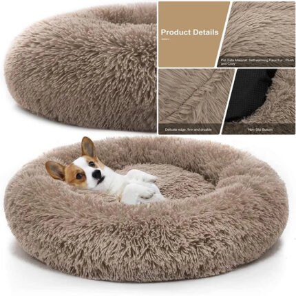 Luxe Crystal Donut Cuddler Dog Bed